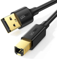 UGREEN USB 2.0 A Male to B Male Printer Cable 5m (Black) 10352 Tristar Online