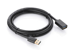 UGREEN USB 3.0 Extension Male to Female Cable 1m Black (10368) Tristar Online