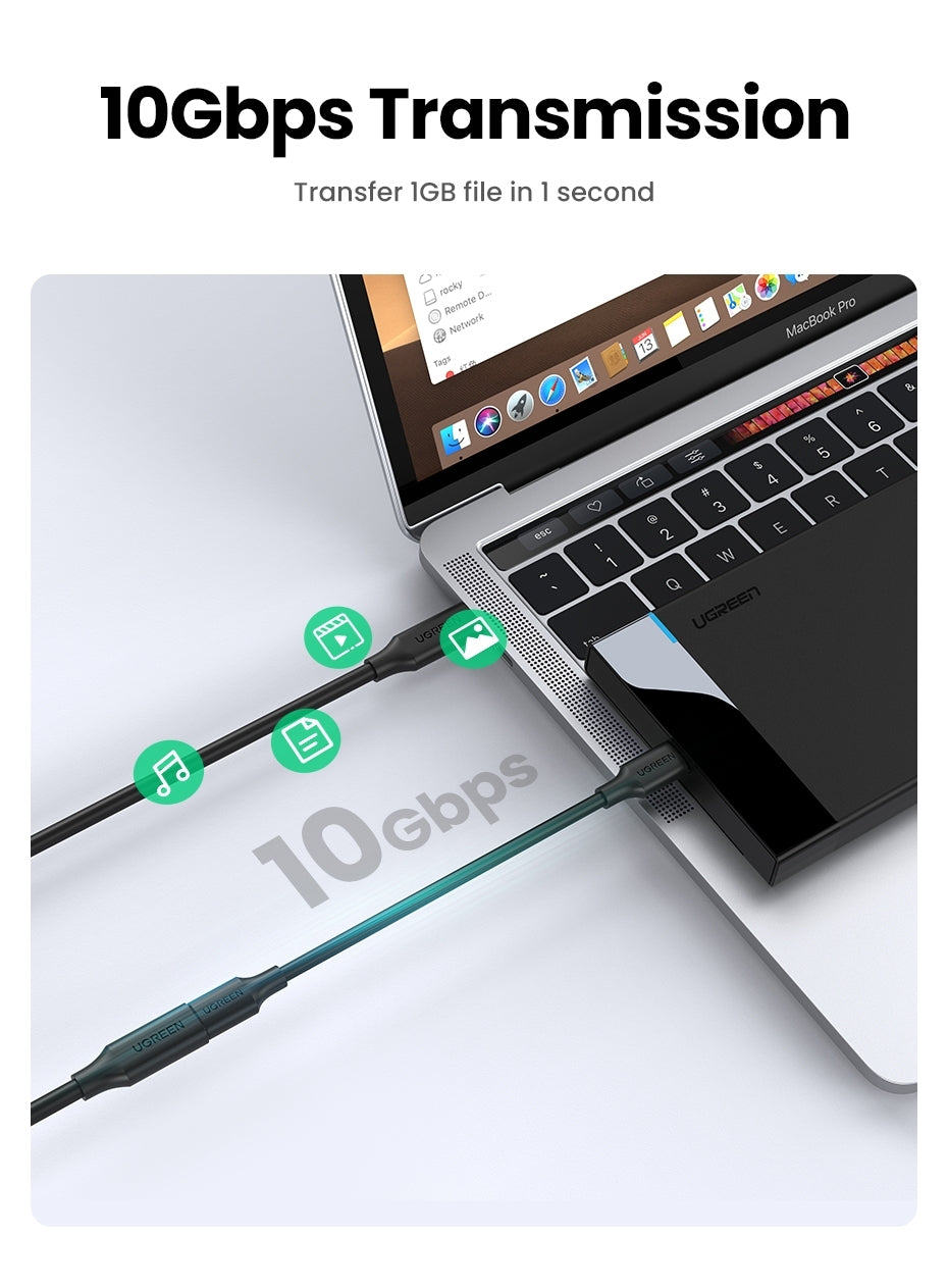 UGREEN 10387 USB-C Extension Cable 1M Tristar Online