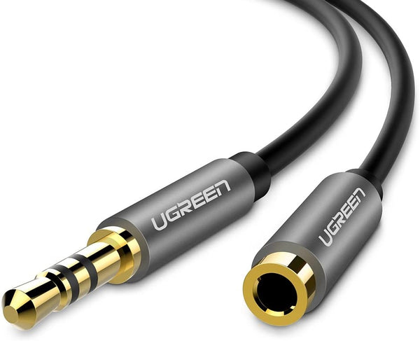 UGREEN 3.5mm Male to 3.5mm Female Extension Cable 3m (Black) 10595 Tristar Online