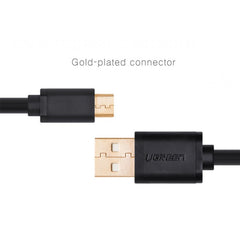 UGREEN Micro-USB male to USB male cable gold-plated 1M (10836) Tristar Online