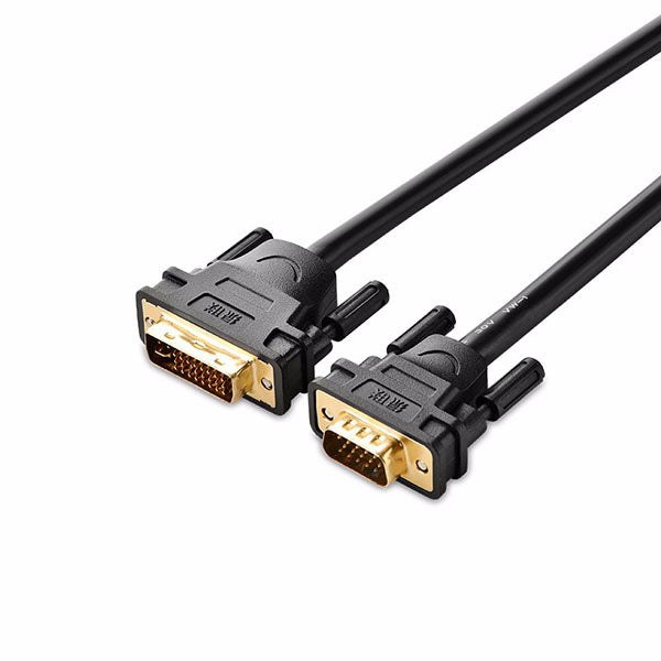 UGREEN DVI (24+5) Male to VGA male Cable - Black 1.5M (11617) Tristar Online