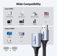 UGREEN 15518 8K HDMI Extension Cable 15CM Tristar Online
