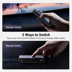 UGREEN 15604 3-in-1 8K 60Hz HDMI Switch Tristar Online