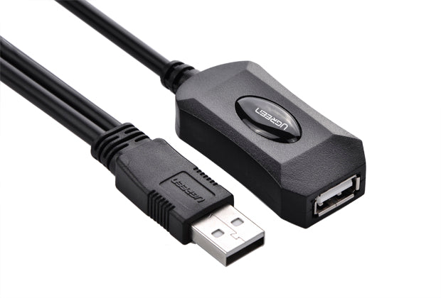 UGREEN USB 2.0 Active Extension Cable with USB Power 5M (20213) Tristar Online