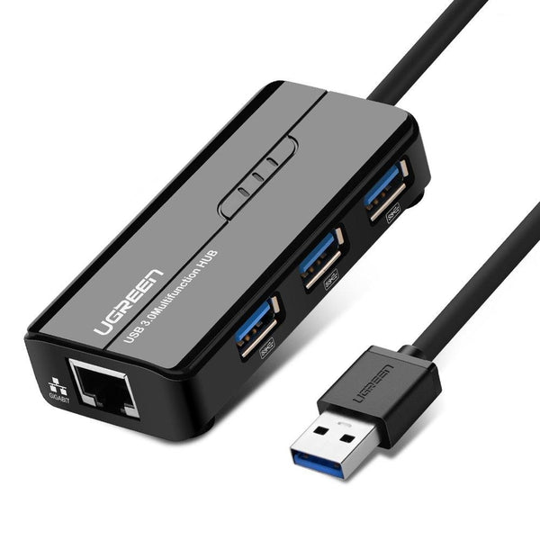 UGREEN USB 3.0 Hub with Gigabit Ethernet Adapter (20265) Tristar Online