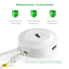 UGREEN 20270 USB 2.0 4-Port Hub White Tristar Online