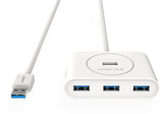 UGREEN USB 3.0 4 Ports Hub White 1M (20283) Tristar Online