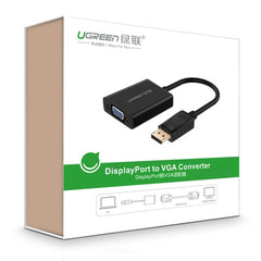 Ugreen 20414 DP male to VGA female converter cable - Black Tristar Online