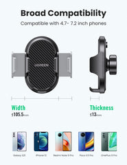 UGREEN 20473 Waterfall-Shaped Suction Cup Phone Mount Tristar Online