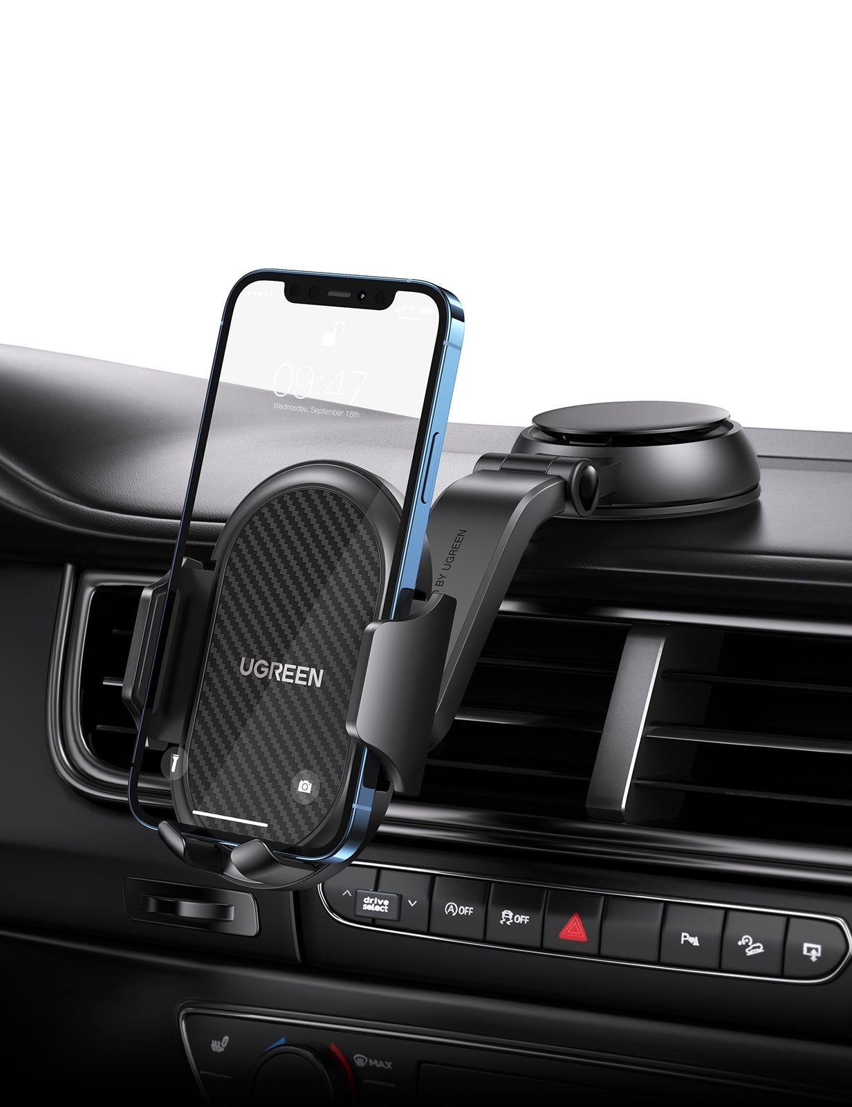 UGREEN 20473 Waterfall-Shaped Suction Cup Phone Mount Tristar Online