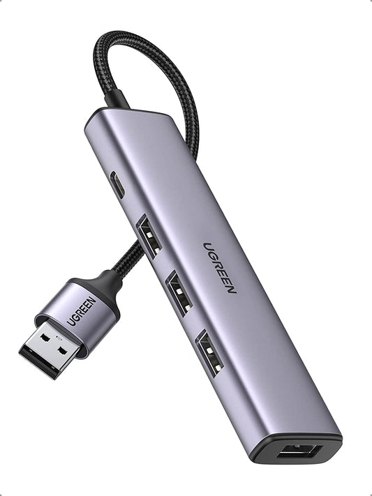 UGREEN 20805 USB 3.0 4-Port Hub with USB-C Power Port Tristar Online