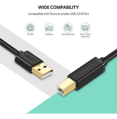 UGREEN 20846 USB 2.0 Printer Cable 1M Tristar Online