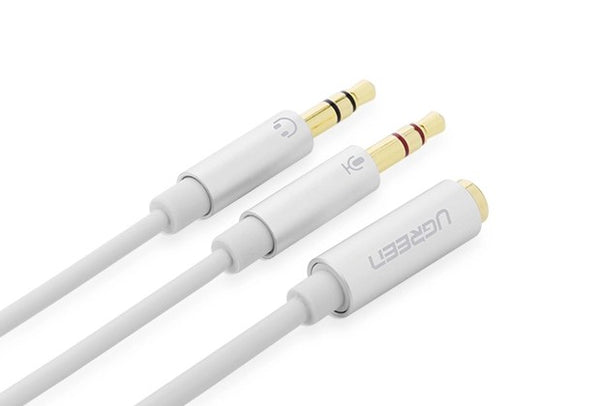 UGREEN 3.5mm Female to 2mm male audio cable - White (20897) Tristar Online