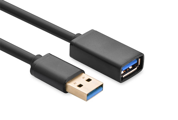 UGREEN USB 3.0 Extension Male Cable 0.5m Black (30125) Tristar Online