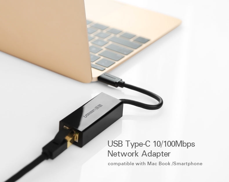 UGREEN 30287 USB-C 10/100Mbps Ethernet Adapter Tristar Online