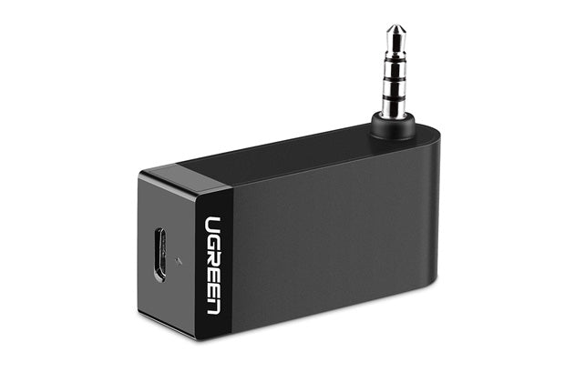 UGREEN Wireless Bluetooth 4.1 Music Audio Receiver Adapter with Mic & Batery - black (30348) Tristar Online