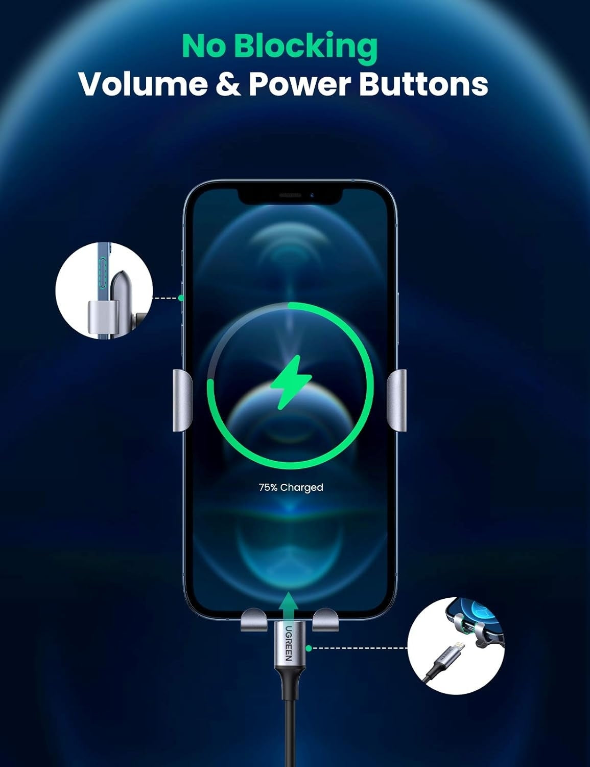 UGREEN 30401 Gravity Car Air Vent Mount Tristar Online