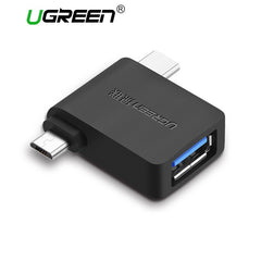UGREEN Micro USB+ USB-C to USB 3.0 Adapter (30453) Tristar Online