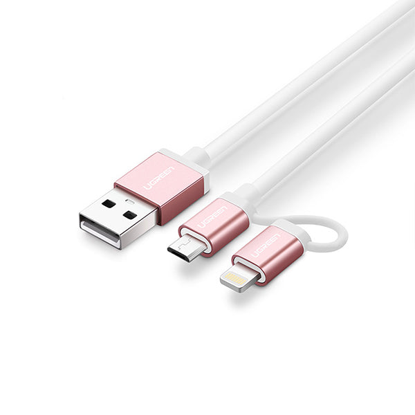 UGREEN Micro-USB to USB Cable with MFI Certified iPhone Adapter 1M (30470) Tristar Online