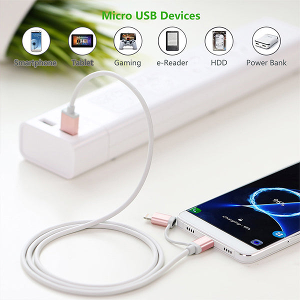 UGREEN Micro-USB to USB Cable with MFI Certified iPhone Adapter 1.5M(30471) Tristar Online