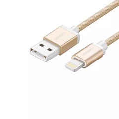 UGREEN 30587 iPhone 8-pin to USB2.0 Sync & Charging Cable 1M Gold Tristar Online