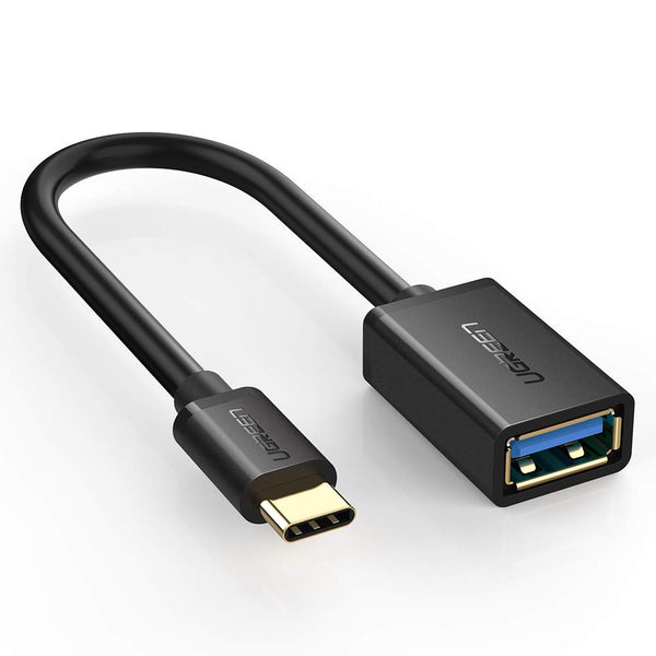UGREEN USB Type-C Male to USB 3.0 Type A Female OTG Cable - Black 15CM (30701) Tristar Online
