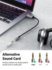 UGREEN 30757 USB to 3.5mm Audio Jack Sound Card Adapter Tristar Online