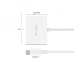UGREEN 30843 Type-C to HDMI VGA Converter White Tristar Online