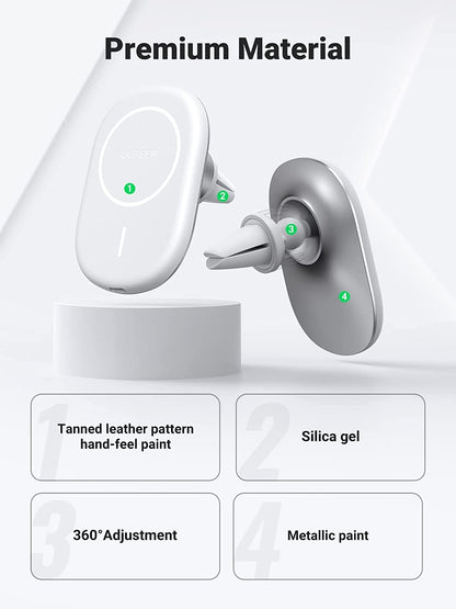 UGREEN 40117 Magnetic Wireless Car Charger Tristar Online