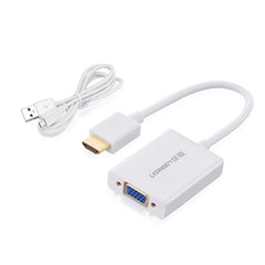 UGREEN HDMI to VGA & 3.5MM Audio / Mirco USB converter (40212) Tristar Online