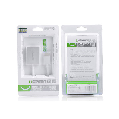 UGREEN HDMI to VGA & 3.5MM Audio / Mirco USB converter (40212) Tristar Online