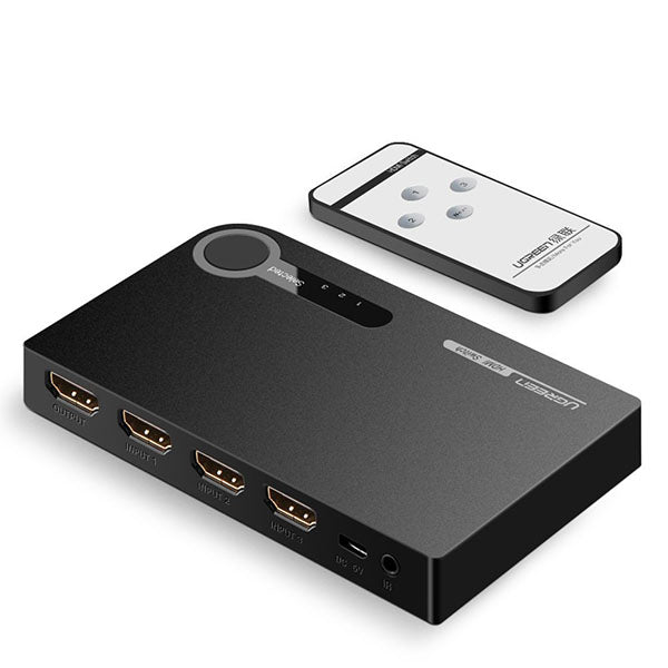 UGREEN 1 x 3 HDMI Switch - Black (40234) Tristar Online