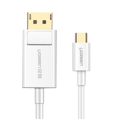 UGREEN USB Type C to DP Cable 1.5m (White) 40420 Tristar Online