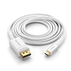 UGREEN USB Type C to DP Cable 1.5m (White) 40420 Tristar Online