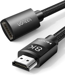 UGREEN 40447 HDMI Extension Cable 8K 60Hz 48Gbps Male to Female Cable 1M Tristar Online