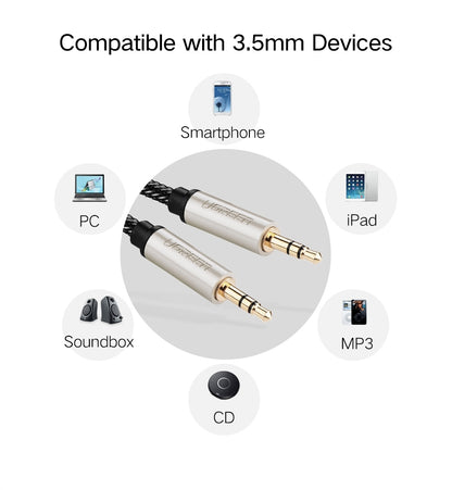 UGREEN 40785 Premium 3.5mm Male to 3.5mm Male Cable 10M Tristar Online
