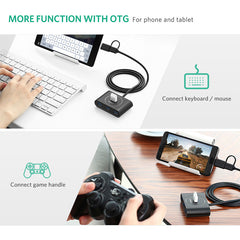 UGreen USB 3.0 Hub With Type C port Black 1M 40850 Tristar Online