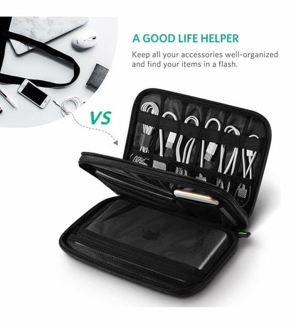 UGREEN 50147 Double Layer Electronic Accessories Organiser Travel Bag Tristar Online