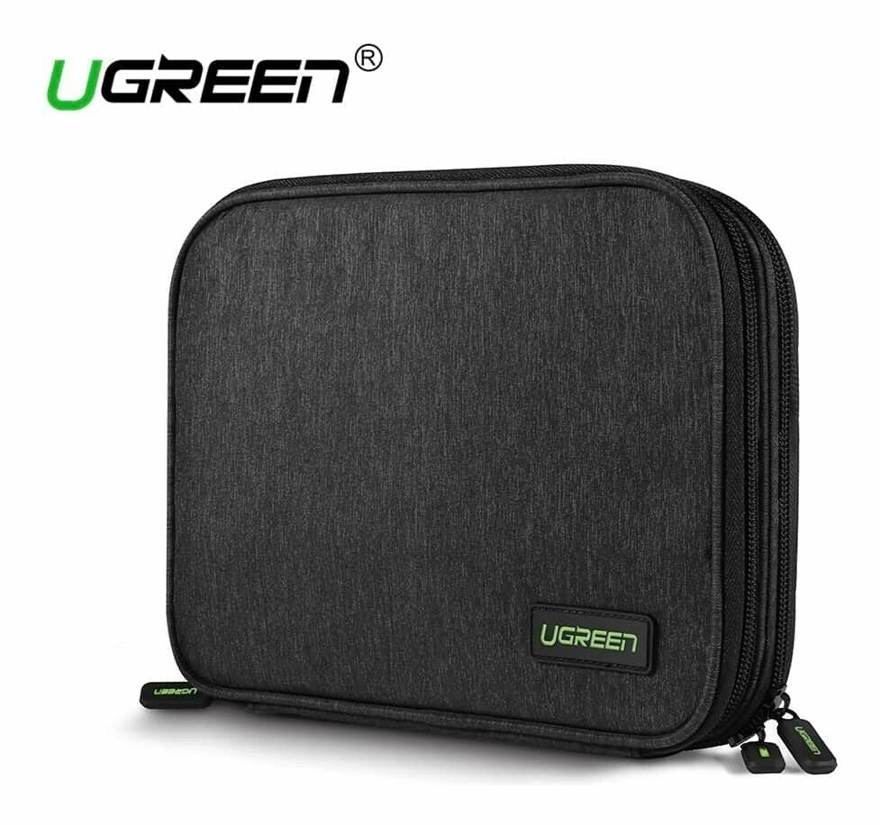 UGREEN 50147 Double Layer Electronic Accessories Organiser Travel Bag Tristar Online