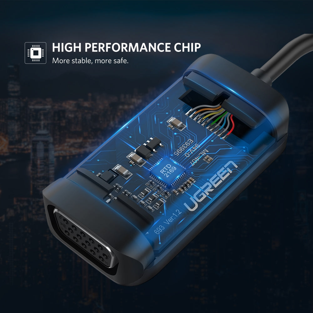 UGreen USB Type C to VGA Converter 50316 Tristar Online