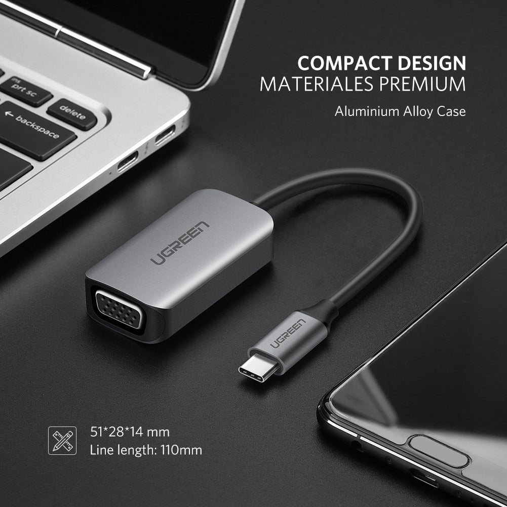 UGreen USB Type C to VGA Converter 50316 Tristar Online