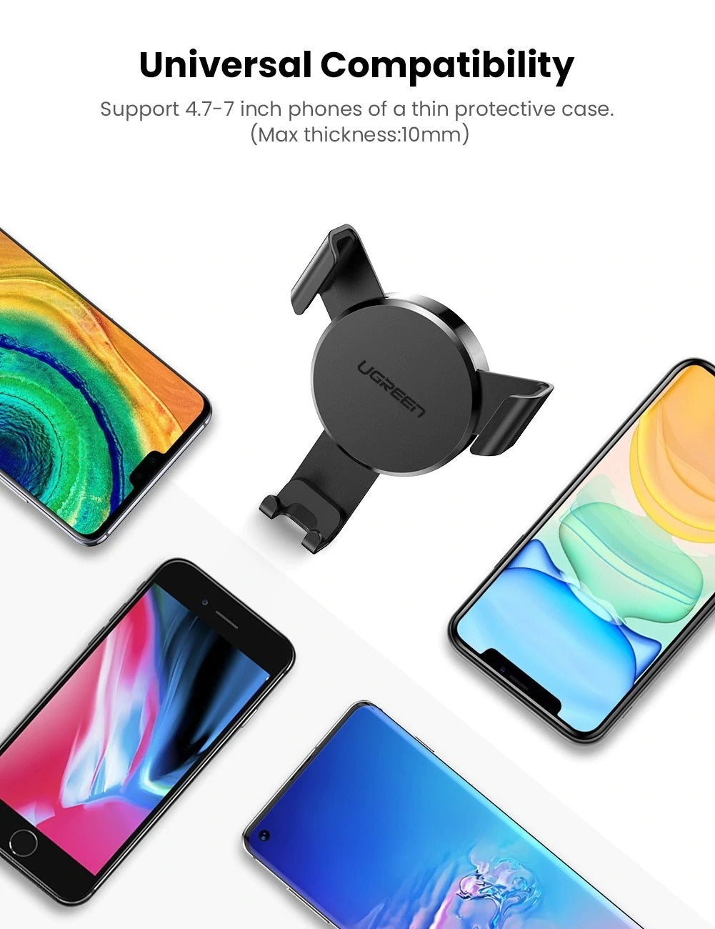 UGREEN 50564 Gravity Drive Car Mount Tristar Online