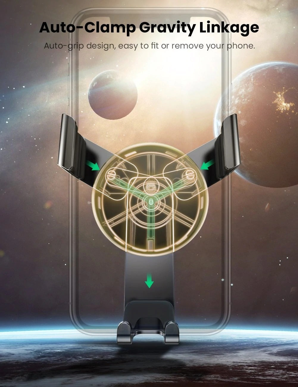 UGREEN 50564 Gravity Drive Car Mount Tristar Online