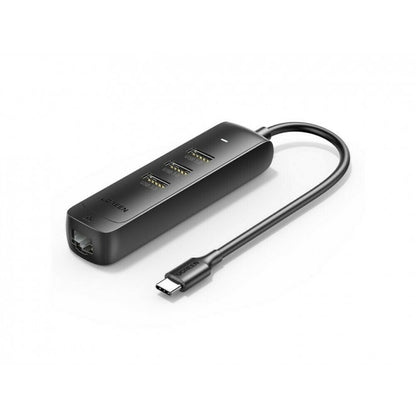 UGREEN 50627 USB-C to USB-A 3-Port Hub with RJ45 Gigabit Ethernet Tristar Online