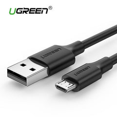UGREEN USB 2.0 Male to Micro USB Data Cable 0.5M Black (60135) Tristar Online