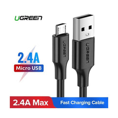 UGREEN USB 2.0 A to Micro USB Cable Nickel Plating 2m (Black)  60138 Tristar Online