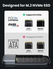 UGREEN 60354 Enclosure for M.2 PCI-E NVME SSD Tristar Online