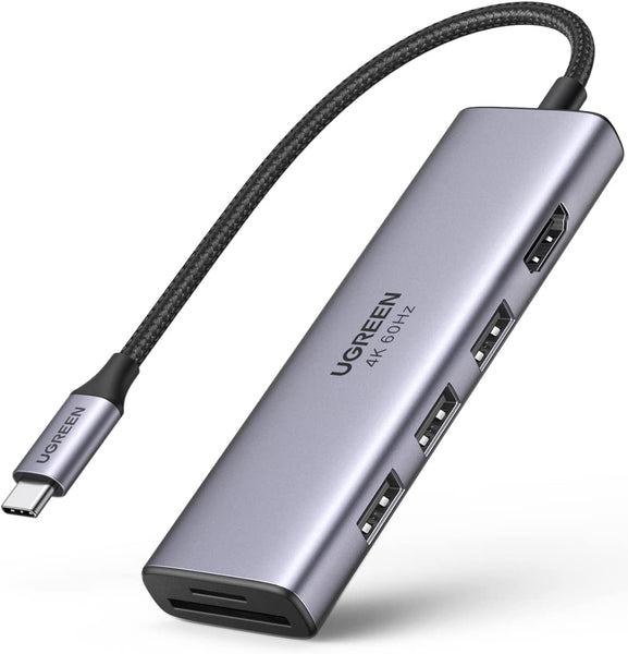 UGREEN 60383 Premium 6-in-1 USB-C Hub Tristar Online