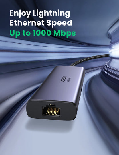 UGREEN 60515 USB-C to HDMI/Ethernet Adapter with Card Reader Tristar Online